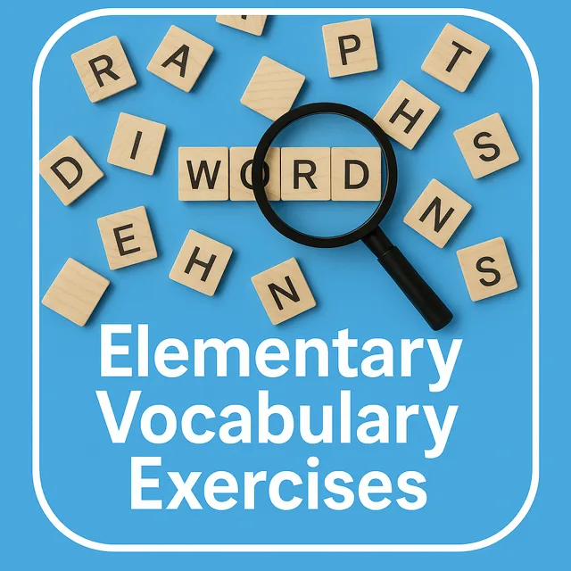 a1–a2 elementary vocabulary exercises