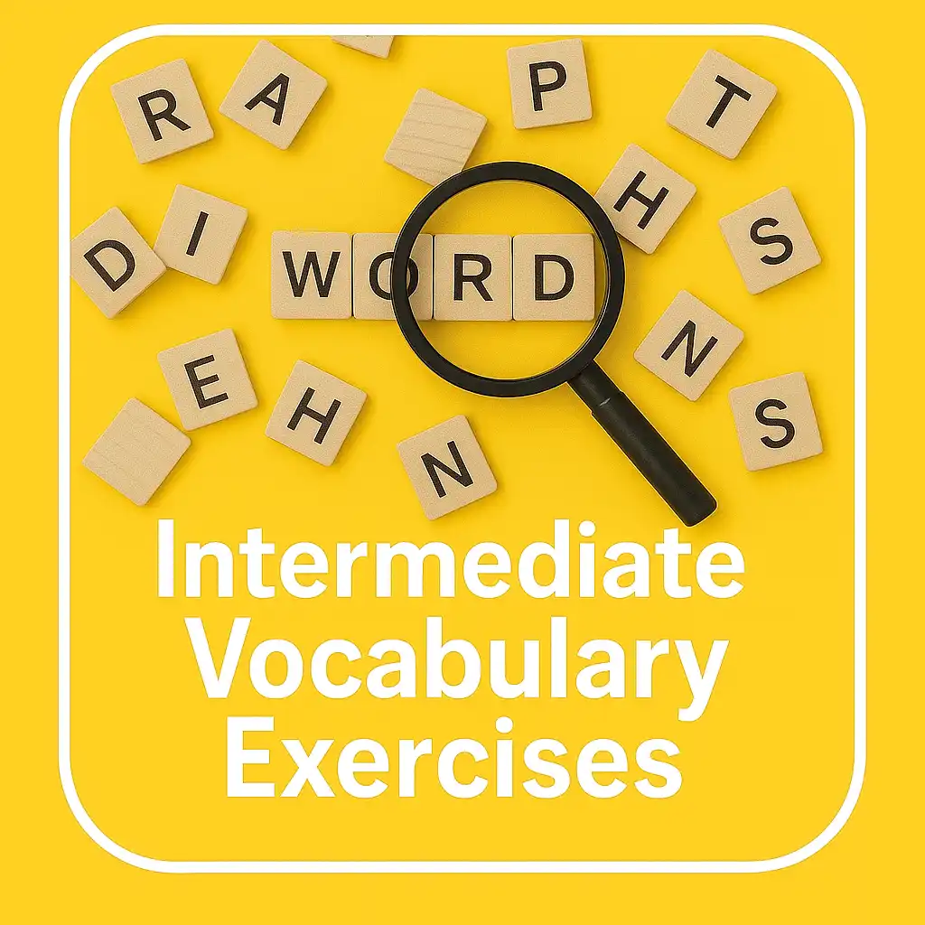 b1–b2 intermediate vocabulary exercises